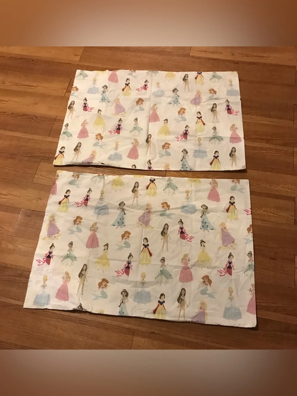 Pottery Barn Kids Disney Princess Sheet Set & 2 Pillowcases Organic Size Full